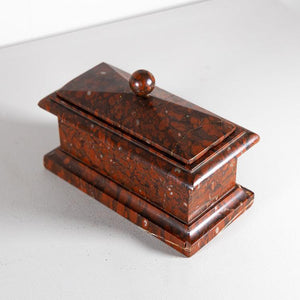 Marble Case with Inkwell, Italy 2nd Half 19th Century - Ehrl Fine Art & Antiques