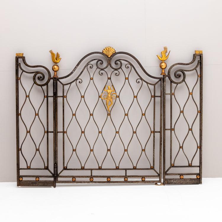 Fence Element, attr. Gilbert Poillerat, France 1940s - Ehrl Fine Art & Antiques