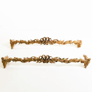 Giltwood Curtain Rods, Italy 19th Century - Ehrl Fine Art & Antiques