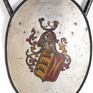 Iron Helmets with Escutcheons - Ehrl Fine Art & Antiques