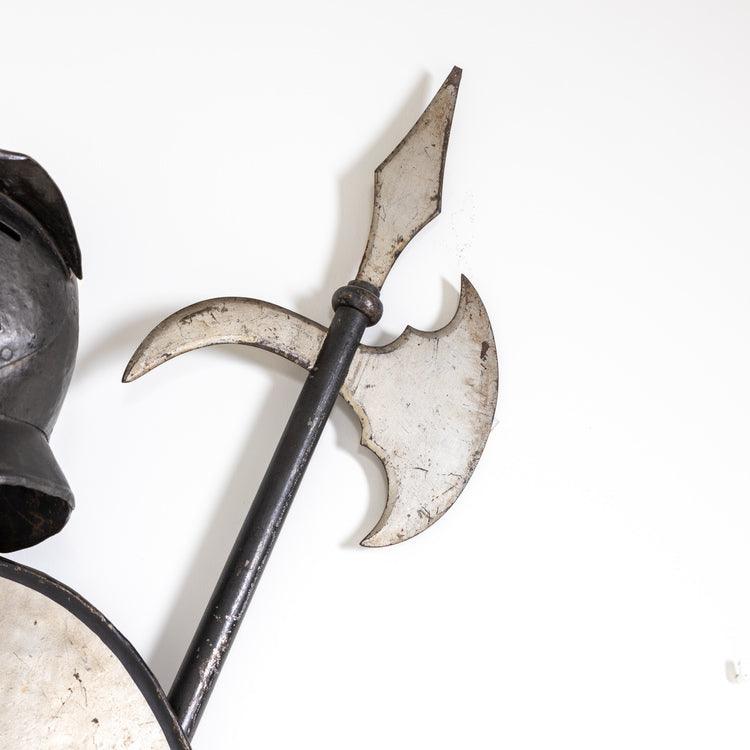 Iron Helmets with Escutcheons - Ehrl Fine Art & Antiques