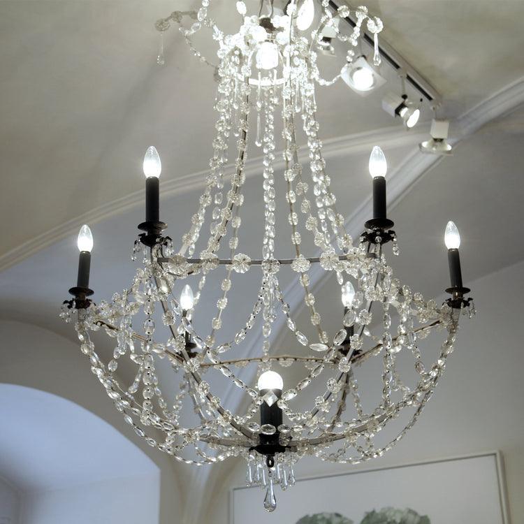 Seven-light Chandelier, 1st Half 19th Century - Ehrl Fine Art & Antiques