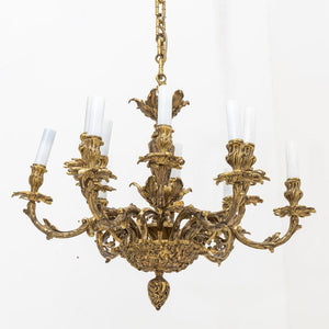 Rococo-style Chandelier - Ehrl Fine Art & Antiques