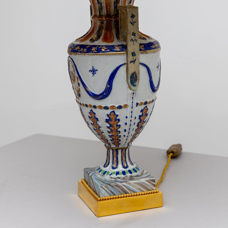 Table lamps with porcelain bases, Chinese Export, 1st Half 19th Century - Ehrl Fine Art & Antiques