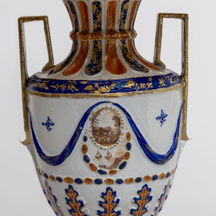 Table lamps with porcelain bases, Chinese Export, 1st Half 19th Century - Ehrl Fine Art & Antiques