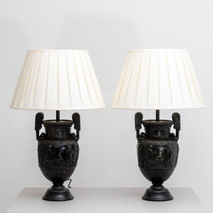 Table Lamps with Townley Vases, France 19th Century - Ehrl Fine Art & Antiques