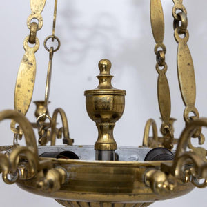 Brass Chandelier, probably England 18th Century - Ehrl Fine Art & Antiques