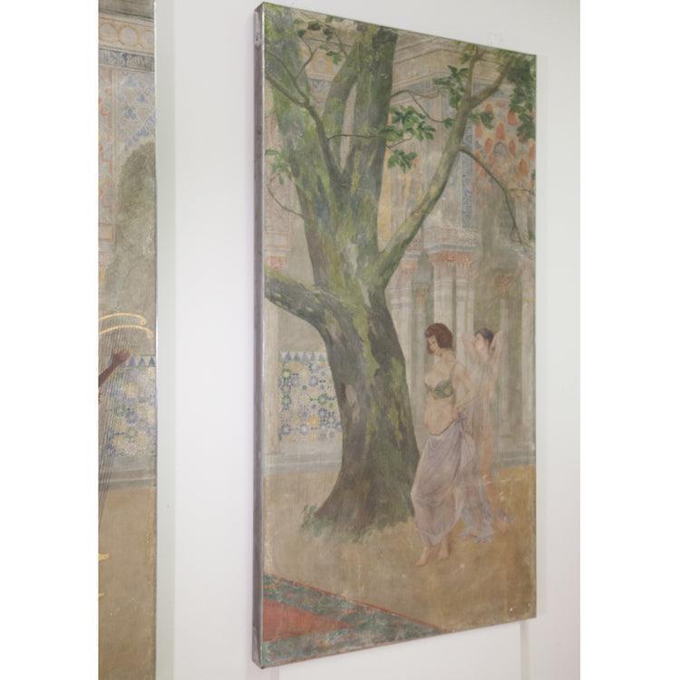 Cycle of paintings after Wieland's Oberon by Josef Engelhart, Vienna 1900 - Ehrl Fine Art & Antiques