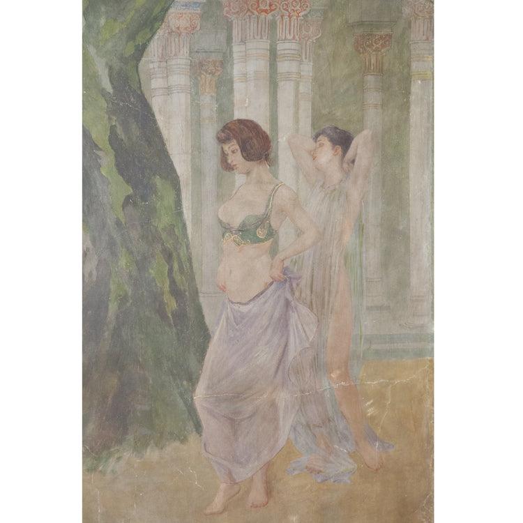 Cycle of paintings after Wieland's Oberon by Josef Engelhart, Vienna 1900 - Ehrl Fine Art & Antiques