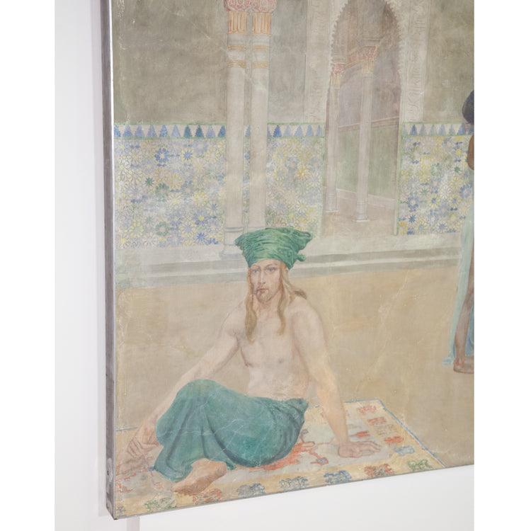 Cycle of paintings after Wieland's Oberon by Josef Engelhart, Vienna 1900 - Ehrl Fine Art & Antiques
