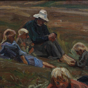 Fritz Syberg (1862-1939), Family in the Dunes, 1907. - Ehrl Fine Art & Antiques
