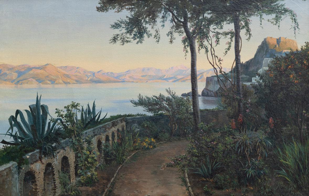 Thorald Laessöe (1816-1876), The bay of Naples. - Ehrl Fine Art & Antiques