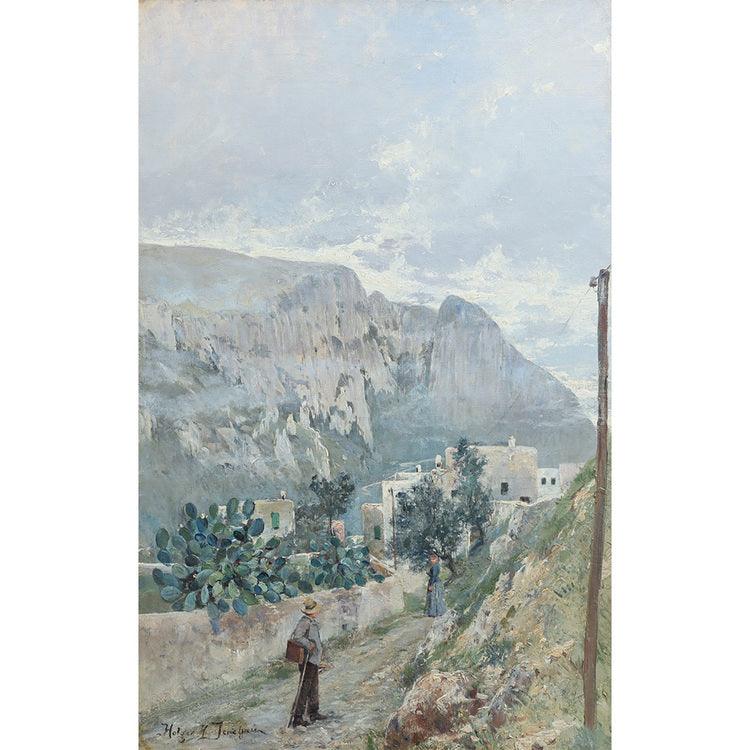 Holger Hvitfeldt Jerichau (1861-1900), Italian landscape. - Ehrl Fine Art & Antiques