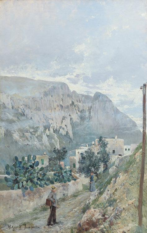 Holger Hvitfeldt Jerichau (1861-1900), Italian landscape. - Ehrl Fine Art & Antiques