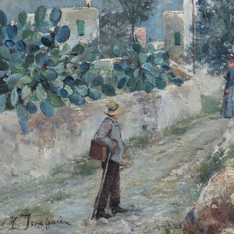 Holger Hvitfeldt Jerichau (1861-1900), Italian landscape. - Ehrl Fine Art & Antiques