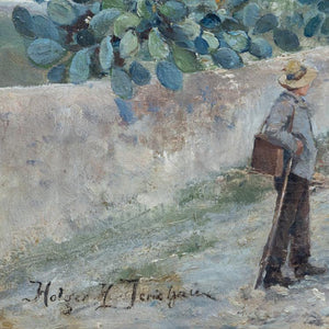Holger Hvitfeldt Jerichau (1861-1900), Italian landscape. - Ehrl Fine Art & Antiques