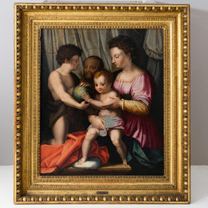 Lorenzo Sabatini (1530-1576), the Holy Family with the Boy John - Ehrl Fine Art & Antiques