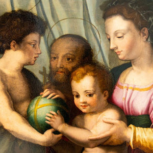 Lorenzo Sabatini (1530-1576), the Holy Family with the Boy John - Ehrl Fine Art & Antiques