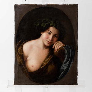 Young Woman as Muse, J. L. Blanchard, Rome 1788 - Ehrl Fine Art & Antiques