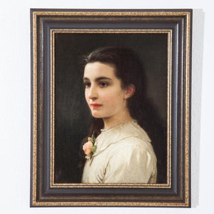 Portrait of a Girl, Monogram KP, 19th Century - Ehrl Fine Art & Antiques