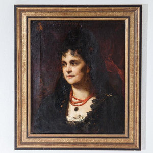 Paulus Merwart, Dona Sol di Alcantâra, dat. 1853 - Ehrl Fine Art & Antiques