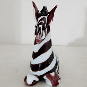 Murano Glass Zebras, Italy 20th Century - Ehrl Fine Art & Antiques