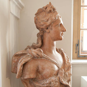 Bust of a Lady as Diana, Late 19th Century - Ehrl Fine Art & Antiques