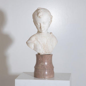 Bust of a Child, 19th Century - Ehrl Fine Art & Antiques