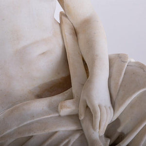 Neoclassical Marble Sculpture of Eirene, Italy, 1st Half 19th Century - Ehrl Fine Art & Antiques