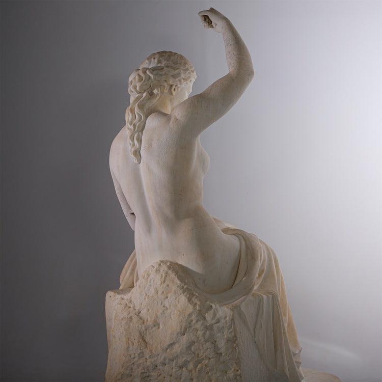 Neoclassical Marble Sculpture of Eirene, Italy, 1st Half 19th Century - Ehrl Fine Art & Antiques