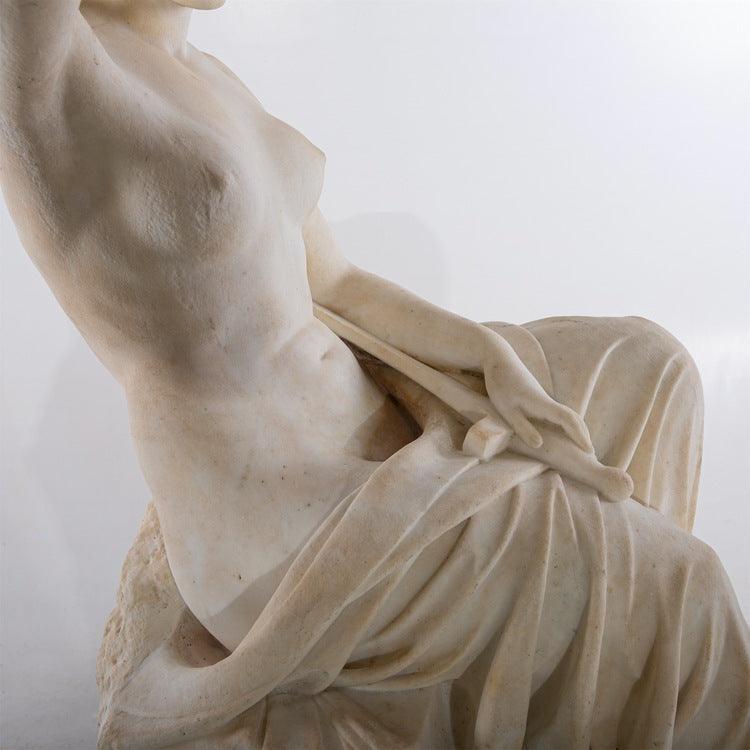 Neoclassical Marble Sculpture of Eirene, Italy, 1st Half 19th Century - Ehrl Fine Art & Antiques