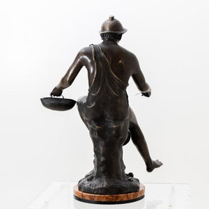 Hermes Bronze, sig. Sabatino, Italy 1882 - Ehrl Fine Art & Antiques