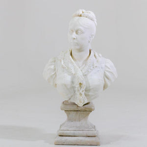 Marble bust of a Lady, Italy19th Century - Ehrl Fine Art & Antiques
