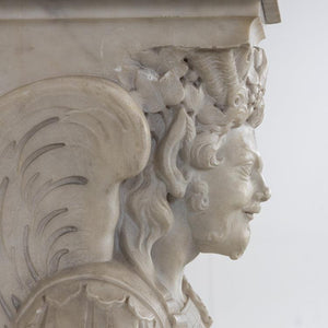Satyr as a Mantel Piece Pilaster, Italy 19th Century - Ehrl Fine Art & Antiques