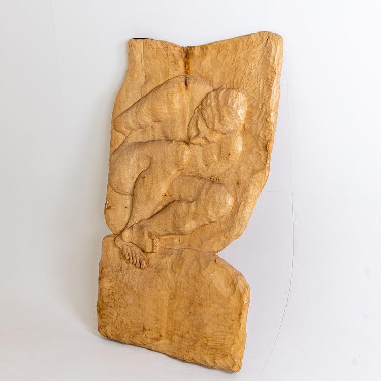 Antonio Amodio Wooden relief, dat. 1990 - Ehrl Fine Art & Antiques