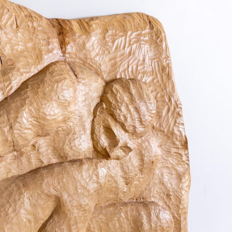 Antonio Amodio Wooden relief, dat. 1990 - Ehrl Fine Art & Antiques