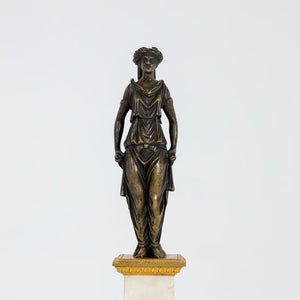 Bronze Candlestick, 19th Century - Ehrl Fine Art & Antiques