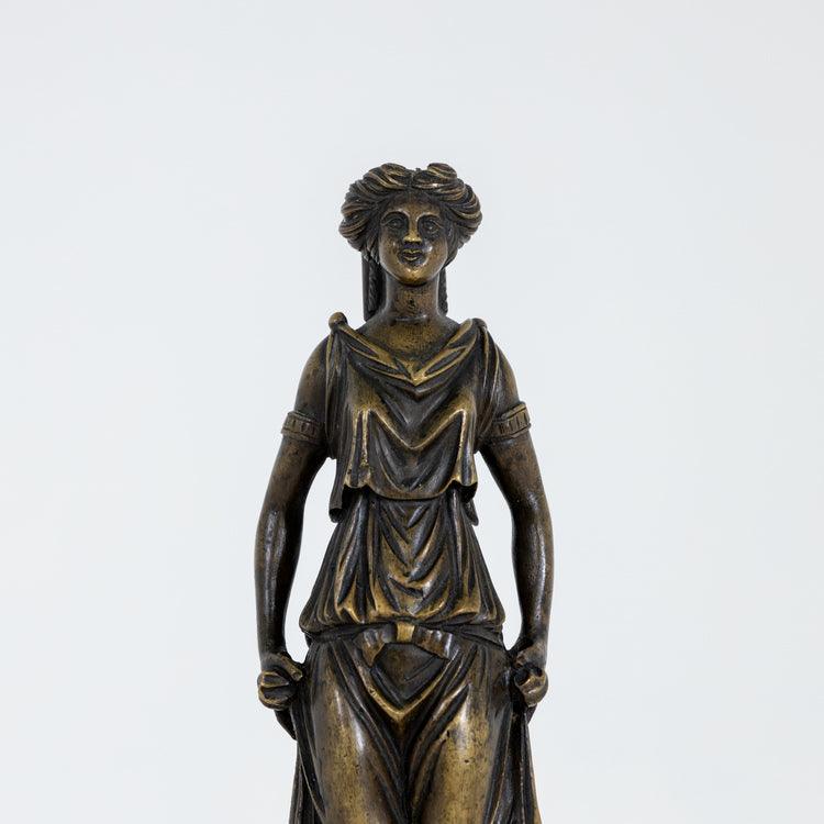 Bronze Candlestick, 19th Century - Ehrl Fine Art & Antiques