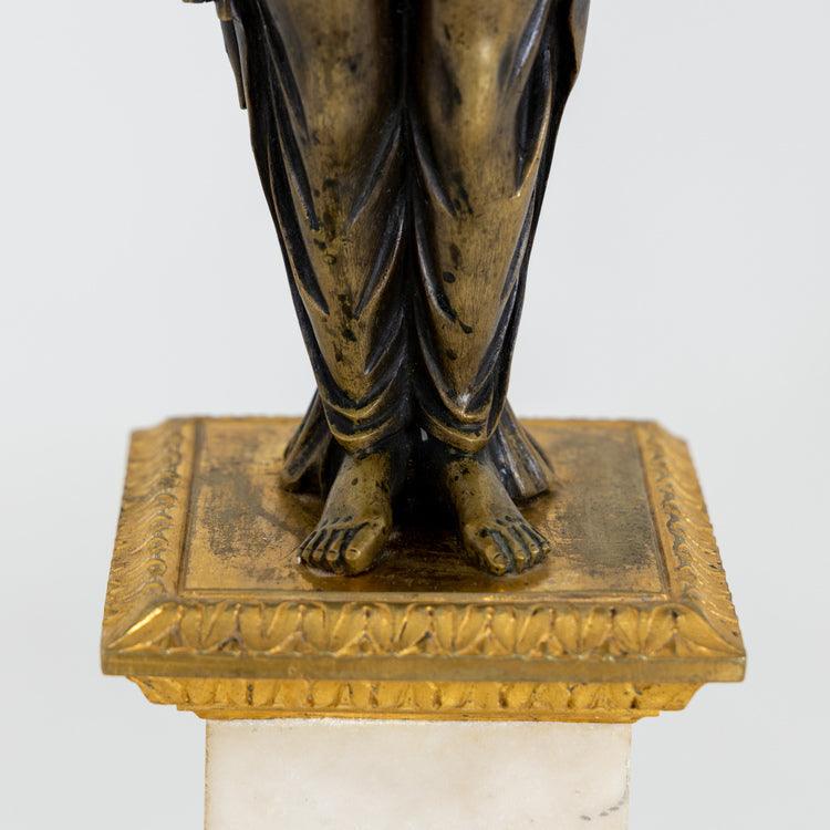 Bronze Candlestick, 19th Century - Ehrl Fine Art & Antiques
