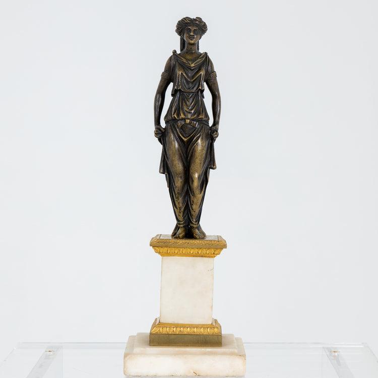 Bronze Candlestick, 19th Century - Ehrl Fine Art & Antiques