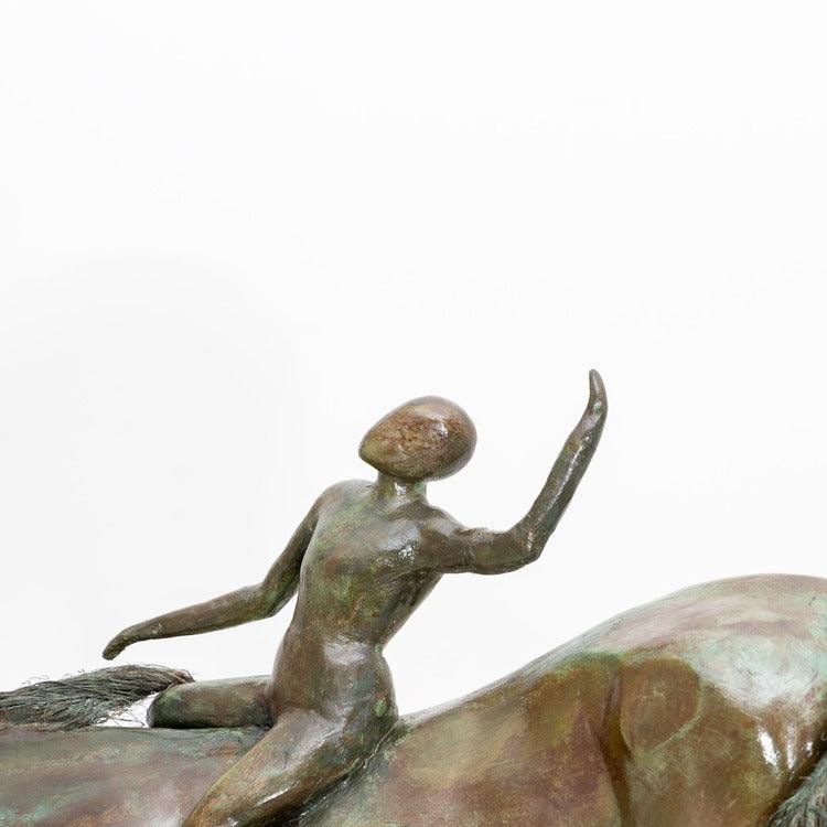 Bronze modernist plaster sculpture, probably France mid-20th century - Ehrl Fine Art & Antiques