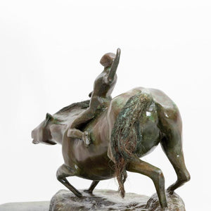 Bronze modernist plaster sculpture, probably France mid-20th century - Ehrl Fine Art & Antiques