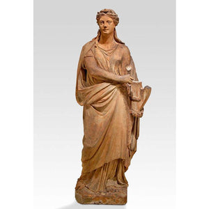 Terracotta Statue, Terpsichore, Austria, 2nd Half of 19th Century - Ehrl Fine Art & Antiques