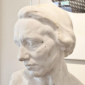 Sculpture of a Female Head, c. 1900 - Ehrl Fine Art & Antiques