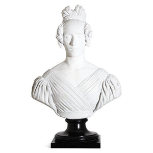 Portrait Bust of a Lady, dated 1837 - Ehrl Fine Art & Antiques