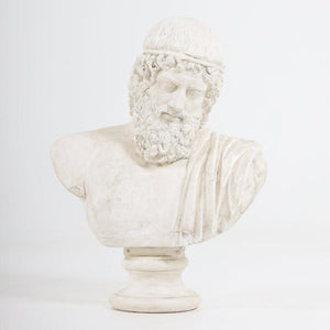 Academic Bust of a Philosopher - Ehrl Fine Art & Antiques