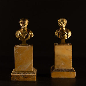 Bronze Busts, Italy 18th Century - Ehrl Fine Art & Antiques