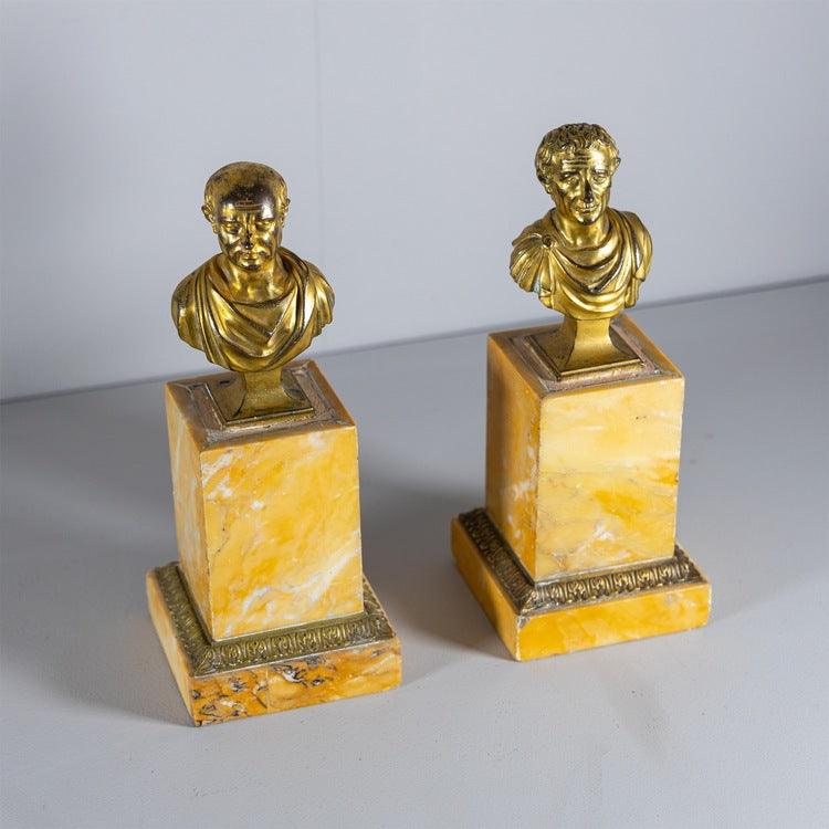 Bronze Busts, Italy 18th Century - Ehrl Fine Art & Antiques