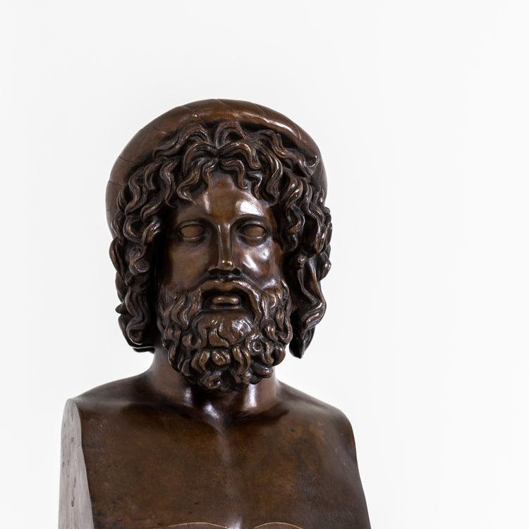 Bronze Bust of Aesculapius - Ehrl Fine Art & Antiques