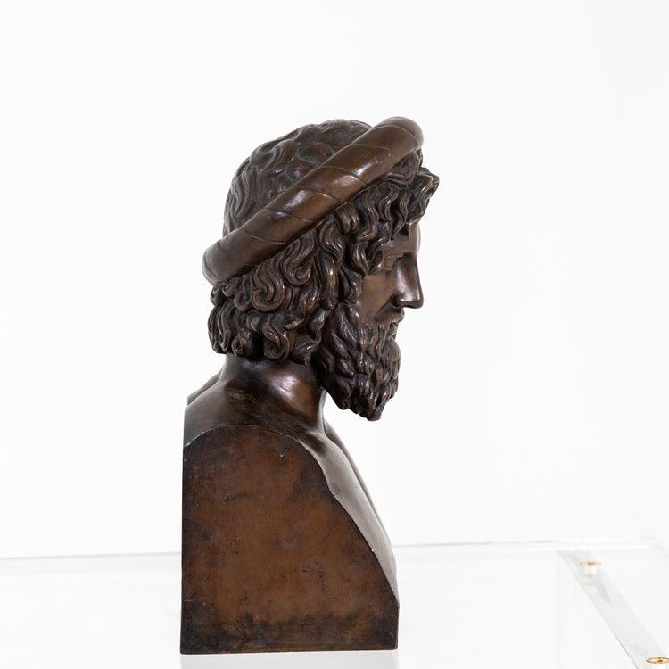 Bronze Bust of Aesculapius - Ehrl Fine Art & Antiques